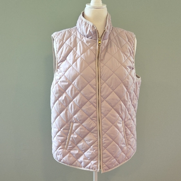 Old Navy Quilted Lightweight Vest Pale Pink For Fall, Winter & Spring Women's XL - Picture 9 of 10